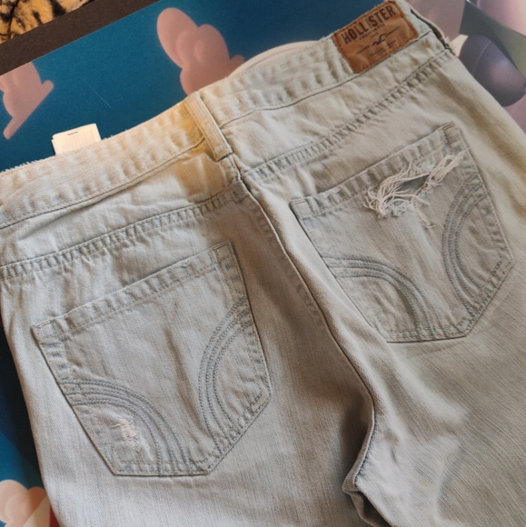 Hollister women's ripped jeans color us size 28 in good condition - Picture 5 of 7